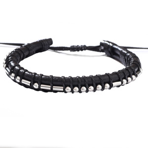 Pulsera de Código Morse, Cuentas de Acero Inoxidable, Joyería Unisex, Artículo Hecho a Mano - Product Image 5