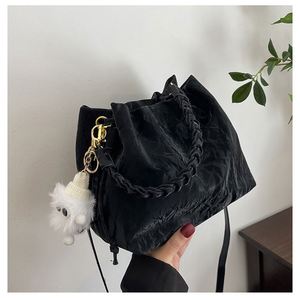 Bolso de Mano de Gran Capacidad para Mujer, Estilo Vintage 2025, de Alta Gama, para Todas las Temporadas, de Poliéster, Color Rosa, con Cierre - Product Image 6