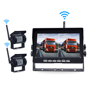 <span class=keywords><strong>2</strong></span> cámara de seguridad <span class=keywords><strong>2</strong></span>,4G inalámbrico sistema de vigilancia con 7 "vista trasera Monitor para RV camión de estacionamiento de autobús sistema de asistencia - Product Image 5