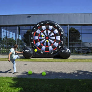 Oeil de taureau gonflable géant constant de joint d'air de WINSUN, fléchettes gonflables de rencontre de football, <span class=keywords><strong>jeux</strong></span> gonflables de lancer de conseil de football - Product Image 5