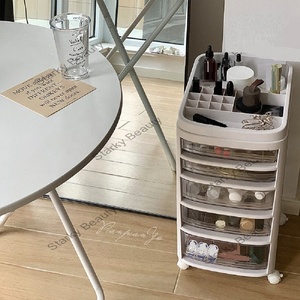 Organizzatore per Trucchi in Acrilico <span class=keywords><strong>Trasparente</strong></span> Durevole con Cassetti per Uso Domestico e Professionale - Product Image 4