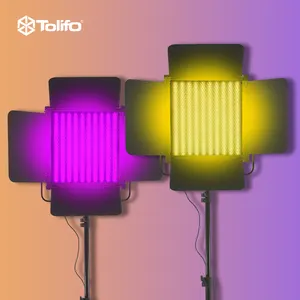 Tolifo 104 Вт | 168 Вт 0-100% яркость RGB Светодиодная панель для видеостудии с эффектом 20 FX для трансляции