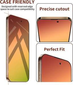 ฟิล์มกระจกนิรภัยป้องกันสายลับ 9H ป้องกันแสงสีฟ้า สำหรับ iPhone 12 13 14 15 16 Pro Max Plus - Product Image 5