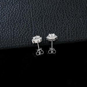 Women's Trendy Elegant 925 Silver Rhodium Plated Cultivated Diamond Pendant Earrings-Gift - Product Image 4