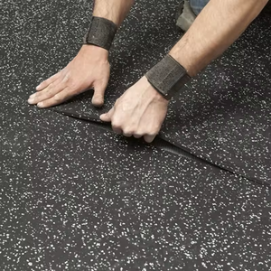 Yiacoustic High Performance Rubber <strong>Cork</strong> Foam Gym <strong>Tiles</strong> Black OEM Soundproofing Acoustic Underlay 3mm Thick 1m*10m Modern Design - Product Image 4