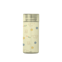 Bouteille d'eau en plastique sans BPA de 500 ml, vente en gros promotionnelle de bouteilles d'eau en plastique transparentes de 16 oz pour enfants