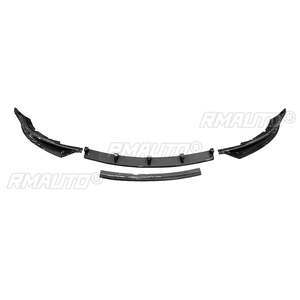 Pour Tesla Model 3 2017-2023 : Kit Carrosserie Lame de Pare-chocs Avant, Splitter, Diffuseur, Spoiler, Accessoires de Tuning en Fibre de Carbone Noir Brillant - Product Image 3