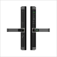 Serrure de porte intelligente étanche, fine, à empreinte digitale, en alliage de zinc, Tuya Wifi TTlock, entrée sans clé, serrure de porte électronique pour la maison