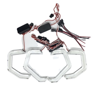 Nouveau concept, <span class=keywords><strong>phare</strong></span> à LED <span class=keywords><strong>Angel</strong></span> Eye en cristal, usage général pour <span class=keywords><strong>BMW</strong></span> E90 E92 E60 E87 X3 F30 F35, température de couleur 6000k - Product Image 2