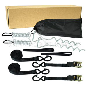 Estacas en espiral para tiendas de campaña, estacas metálicas de 40x15x10cm para kit de fijación de toldos de caravanas, equipo de camping al aire libre - Product Image 2