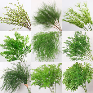 Plantes vertes artificielles écologiques pour arrangements floraux de Noël et de mariage, roseaux, herbe, herbe barbe de dragon, usage intérieur - Product Image 2