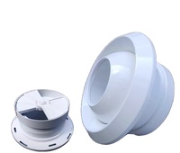 Buse à jet réglable de 35 ° du fabricant, diffuseur en forme de boule monté au plafond pour les ateliers de climatisation CVC ABS en aluminium