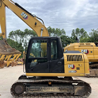 Excavatrice sur chenilles hydraulique Caterpillar 313GC reconditionnée, diesel, compacte, avancée, efficace, fiable, pour le chargement et le creusement