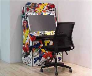 Máy trò chơi chiến đấu <span class=keywords><strong>Arcade</strong></span> gấu con trong 1 chia hai người giải trí gia đình HD Rocker Máy trò chơi Retro - Product Image 5