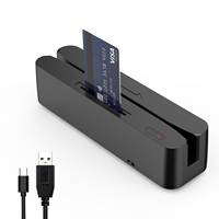 Lecteur-graveur de cartes MJ-Q80 4-en-1 tout-en-un : Carte magnétique + Carte à puce + RFID 13,56 MHz + Carte PSAM