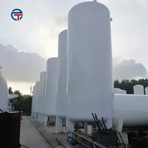 LNG Plant With Pressure Regulate Skid Vaporizer And Lng Storage Tank