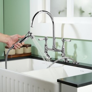Кухонный смеситель с двумя отверстиями - Product Image 6