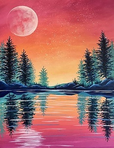 XIXI Peinture au diamant 5D DIY, paysage de forme irrégulière, peinture acrylique peinte à la main - Product Image 6