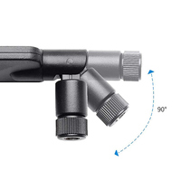 Antenne mini cellulaire 5G 4G LTE 3G 10dBi 50 Ohm RP-Male pour caméra de surveillance de sentier, routeur