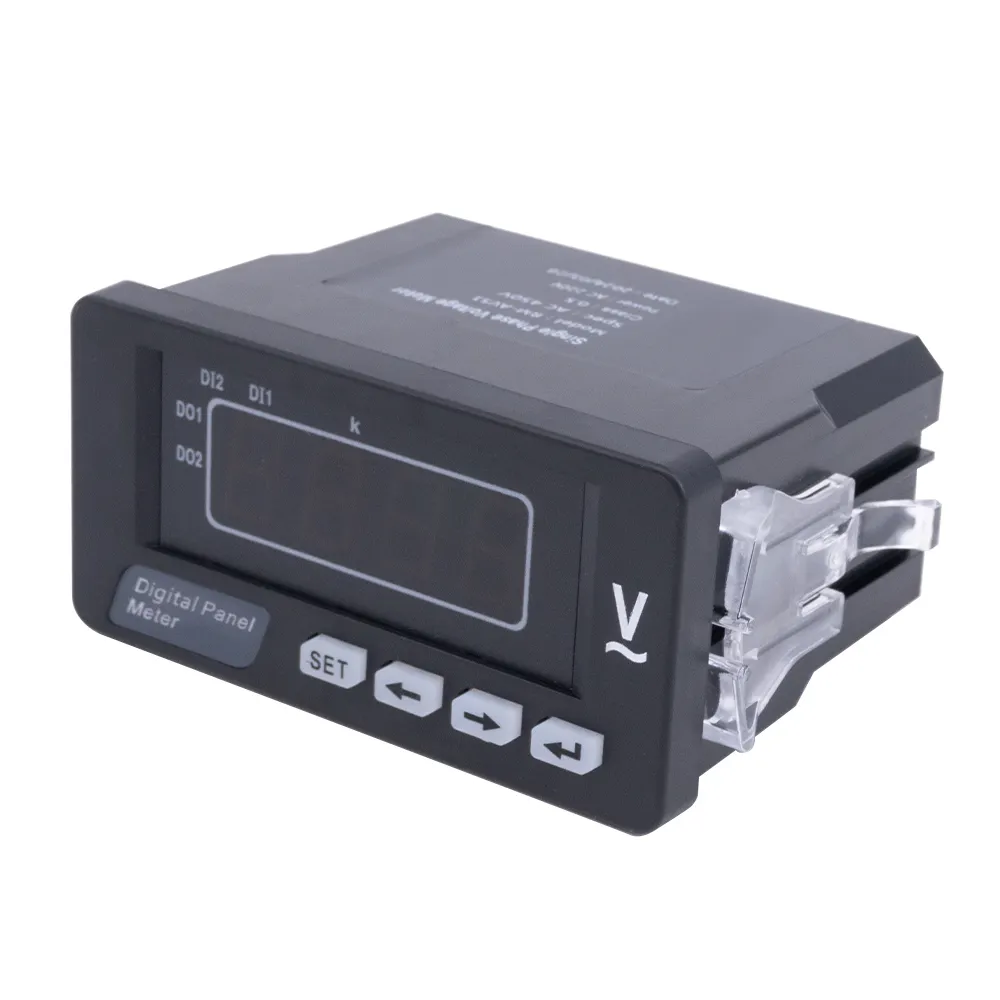voltmeter digitale elektrische instrumente messing panel zähler einphasiger digitaler voltmeter voltmeter