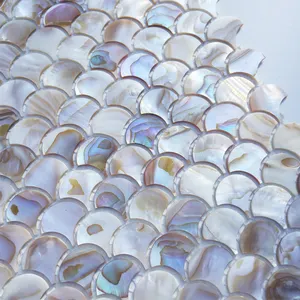 30*30cm Natural Pearl Shell Mosaic Wallpaper for Living Room Home Decoration