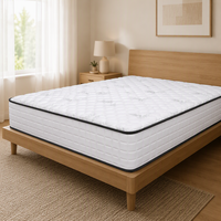 Matelas enroulable avec ressorts ensachés individuellement, tissu tricoté de qualité supérieure