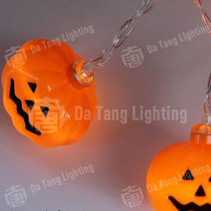 Guirnalda de luces LED con diseño de calabaza de Halloween para exteriores, IP65, lámpara decorativa para fiestas, patio y jardín. - Product Image 5