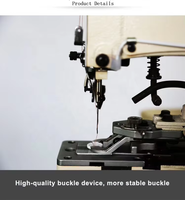 JUKKY 373 Machine à coudre industrielle à aiguille simple, à grande vitesse, entièrement automatique, pour la pose de boutons, machines à coudre professionnelles