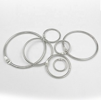 Offenes Buch Karten ring Binde metall Loose Leaf Binder Klapp ring