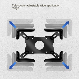 Support mural antivol pour tablette <span class=keywords><strong>iPad</strong></span>, support plat ultra-fin, étui tout compris, acier laminé à froid, métal universel - Product Image 1