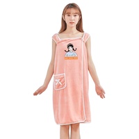 XIAOAO Wholesale Soft Absorbent Quick Drying Wearable Sling Bath Body Towel