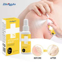 Zourunan Spray Apaisant au Venin d'Abeille Anti-Démangeaisons 60ml Hydratant Peaux Sèches Soin Apaisant Psoriasis Marque Blanche OEM ODM