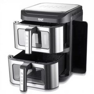 Freidora de Aire Digital de Gran Capacidad 6L+6L 2800W, Doble Capa, 2 Cestas, con Ventana Visual - Product Image 4
