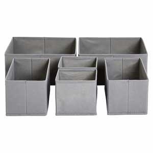 Organizador de Cajones para el Hogar, Organizadores de Ropa de Tela para Armarios, Divisores Plegables, Cajas de Almacenamiento de Tela para Cajones - Product Image 3