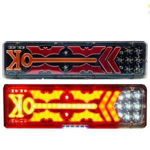 Latest Technology 24V Truck Trailer Running Water Steering <b>LED</b> Tail <b>Light</b> - Product Image 3