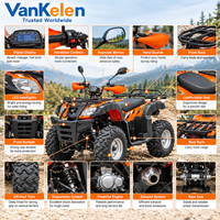 Véhicule tout-terrain puissant à 4 roues motrices, à essence, 4x4, quad pour le désert, les zones humides et les chemins accidentés