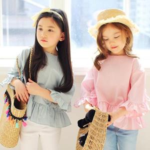 Camisa de Moda Coreana para Niñas, Producto de Ropa Infantil al por Mayor - Product Image 5