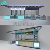 Mini présentoir LED pour enfants en peluche Centre d'arcade vidéo et échange de cadeaux pour les jeux à pièces Conception de magasin de cadeaux
