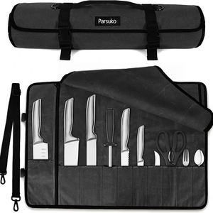 Échantillon Gratuit - Sac de Rangement Portable et Robuste pour Couteaux de Chef avec 15 Compartiments - Peut Contenir des Couteaux et des Accessoires de Pique-Nique - Sac à Couteaux de Chef - Product Image 6