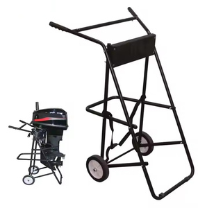 Carro de mano de acero de dos ruedas duradero y transportador de motor de barco fuera de borda para curricán - Product Image 5