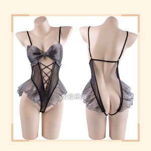 Lencería divertida Golden Shuttle, body transparente con copas de mariposa y espalda descubierta, entrepierna abierta, ropa de dormir para mujer 008 - Product Image 5