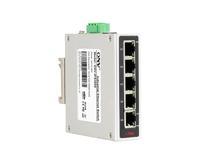 5-port Full Gigabit Industrial Ethernet Switch