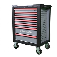 Gabinete de Almacenamiento Modular de Acero de Alta Calidad con 7 Cajones, con Cerradura y Recubrimiento en Polvo, para Herramientas de Taller y Garaje