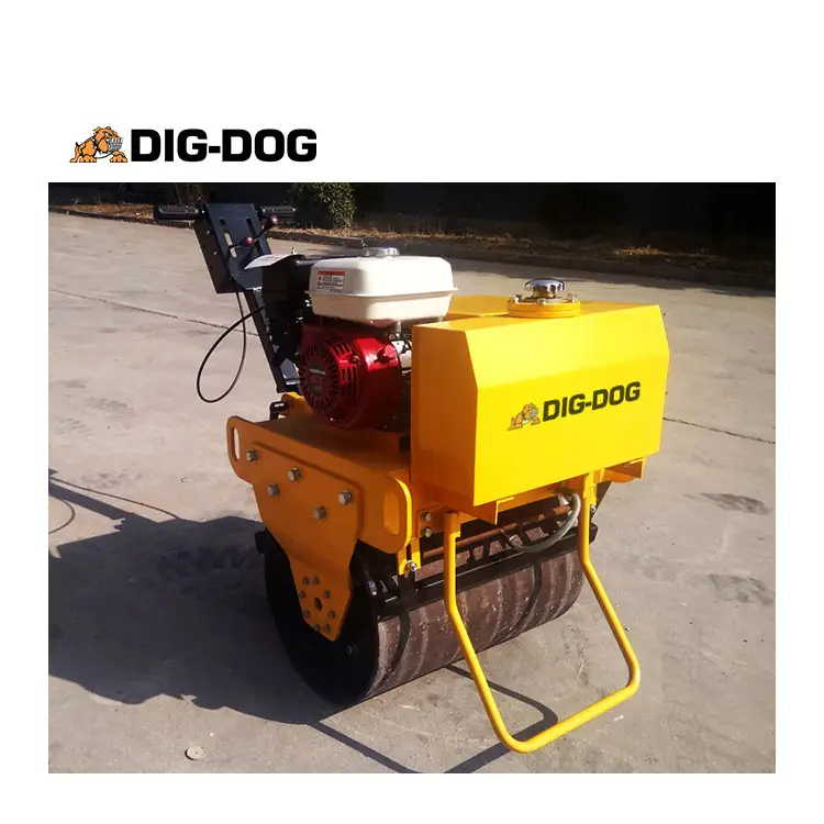 DigDog fabrika el tutma titreşimli manuel yol silindir sıkıştırıcı silindir makinesi