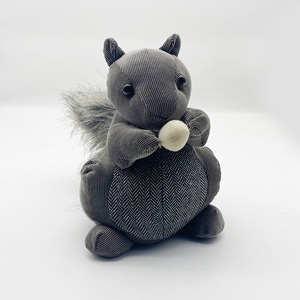 Ardilla de peluche de 23cm, juguete de ardilla de peluche, juguetes de peluche, postura de pie, tapón adhesivo para puerta - Product Image 1