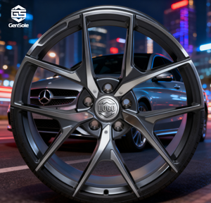 Pour Mercedes 19 pouces 8.5J 5x112 Argent Forgé Jantes Premium Upgrade pour Classe C Classe E Classe A CLA <span class=keywords><strong>GLA</strong></span> <span class=keywords><strong>AMG</strong></span> - Product Image 5