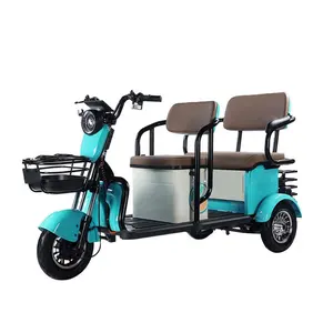 Werkspreis Großhandel Moped Elektrofahrrad 3 Räder dicke große Reifen Ladung Elektro-Dreirad für Erwachsene Elektrofahrrad 48 V 500 W