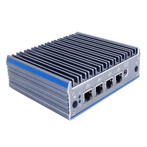 Partaker không quạt Mini PC j4125 nhúng điều khiển công nghiệp DDR4 4 LAN Sim 1 HD 1 dp máy chủ vi văn phòng cấp công nghiệp máy tính - Product Image 5