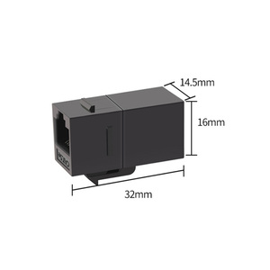 Ventes directes <span class=keywords><strong>RJ45</strong></span> 8P8C CAT5e CAT6 Informations de transmission du réseau Module UTP STP Jacks Keystone <span class=keywords><strong>Coupleur</strong></span> en ligne pour plaque frontale - Product Image 4