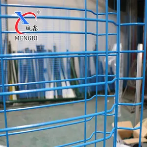 Valla de malla de alambre 3D recubierta de PVC para exteriores, paneles de valla de jardín soldado de alta calidad, precio